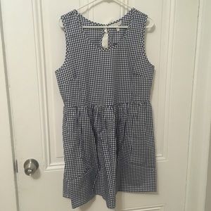 NWT Lauren James Gingham Dress - Large